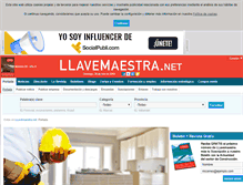 Tablet Screenshot of llavemaestra.net